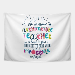 An Awesome Architecture Teacher Gift Idea - Impossible to forget Tapestry