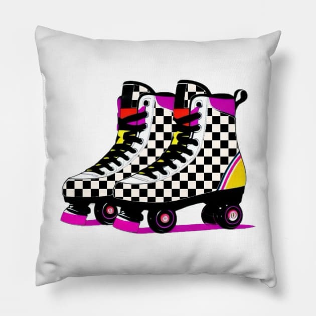 Checkered Past Pillow by L'Appel du Vide Designs by Danielle Canonico