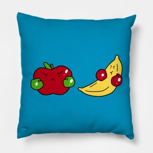 Boxing Apple and Banana Pillow