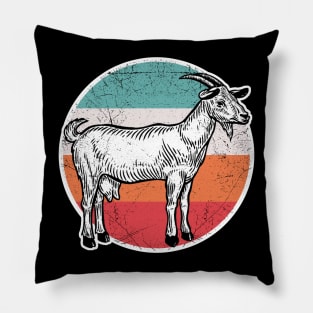 Vintage Retro Goat Pillow