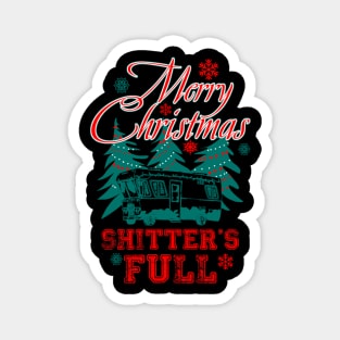 Merry Christmas Shitters Full Magnet