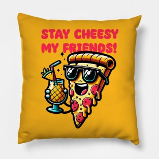 Pizza Slice and Pineapple Juice Pillow