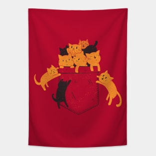 Pocket Cats Tapestry