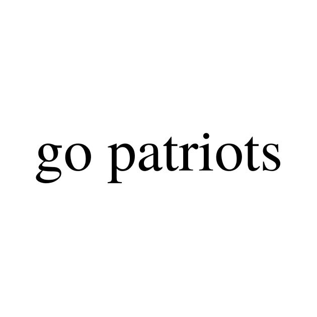 go patriots by delborg