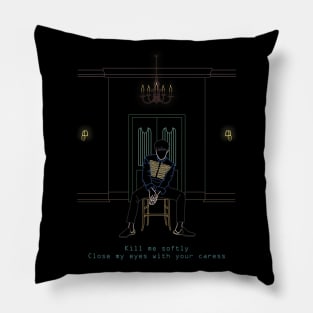 BTS SUGA BLOOD SWEAT AND TEARS LINE ART Pillow