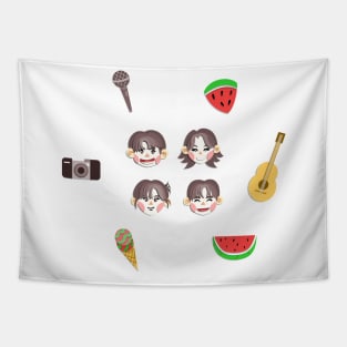 Fanart twinkling watermelon ver 2 Tapestry