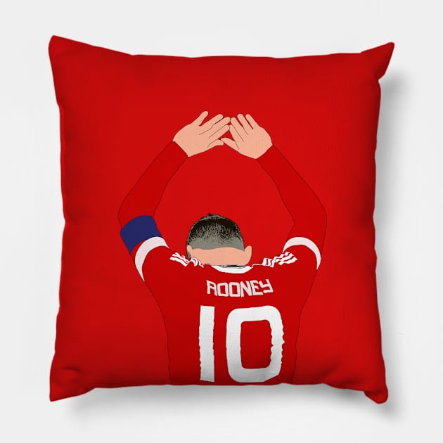 Wayne Rooney Pillow by ArtTunnel