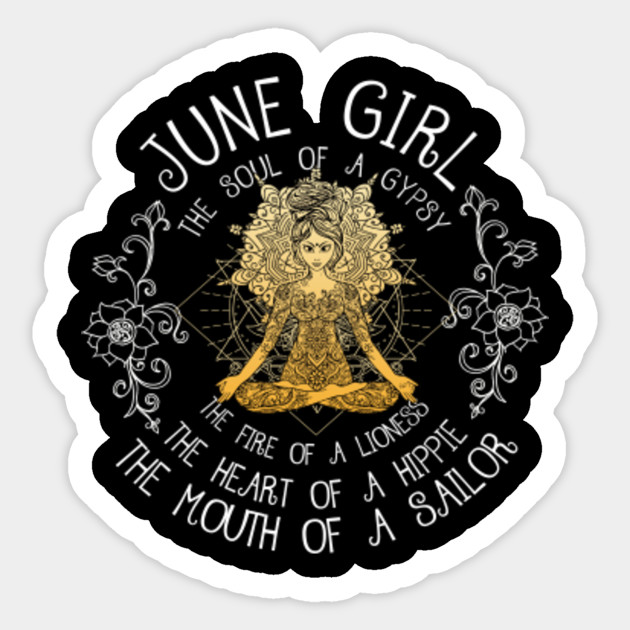 June Girl The Soul of A Gypsy Woman T-Shirt