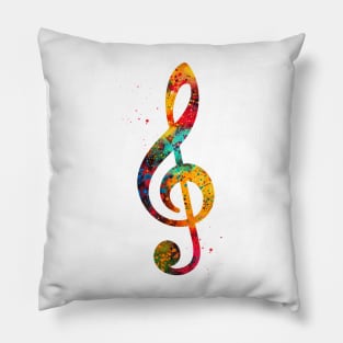 Treble Clef Pillow