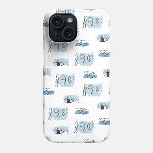 Pattern with esoteric symbols Phone Case