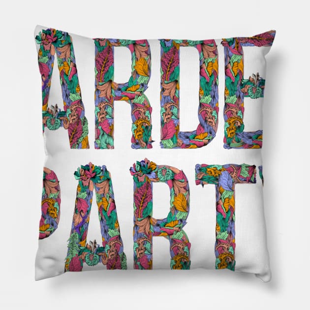 Garden Party Pillow by Edward L. Anderson 