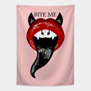 BITE ME Tapestry