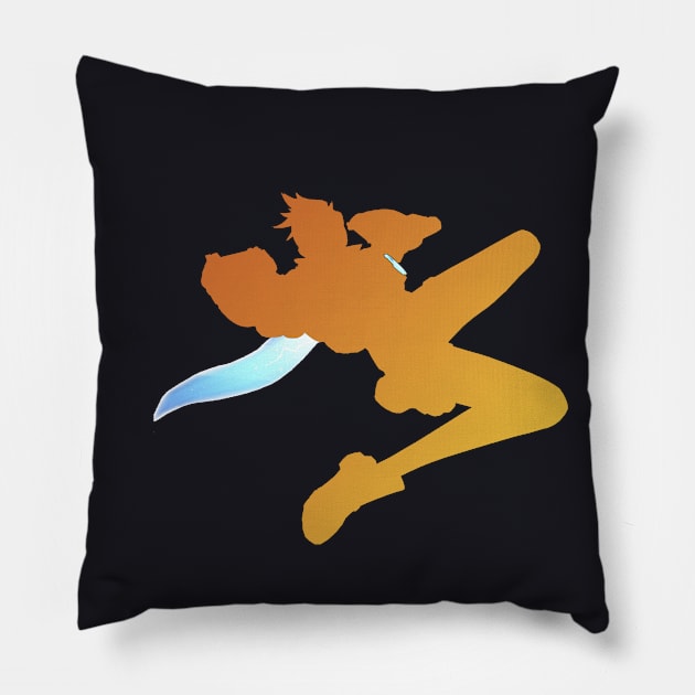 Tracer Ombre Pillow by daniellecaliforniaa