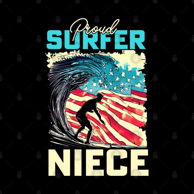 Proud Surfer Niece by T-shirt US