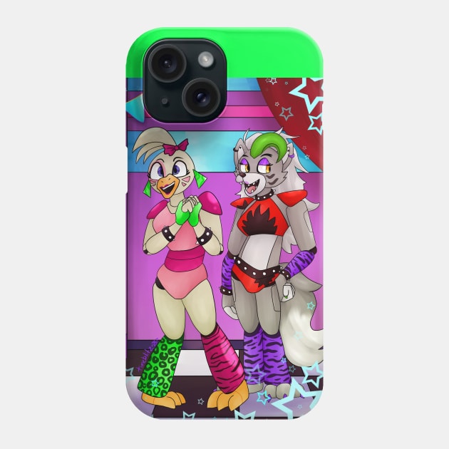 Glamrock Gals Phone Case by timeblitz