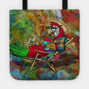 Parrot Beach Tote