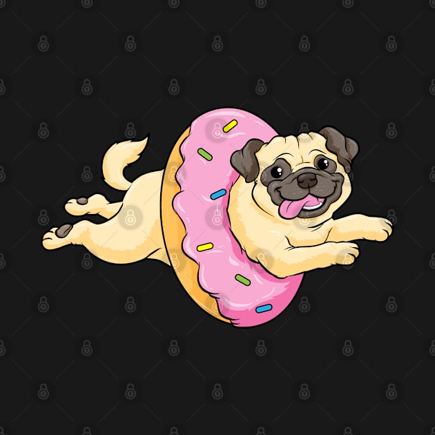 Dog with Sprinkles and Donat by Markus Schnabel