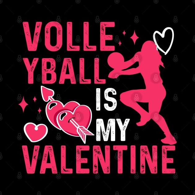 Volleyball is the valentine of love on the net by click2print