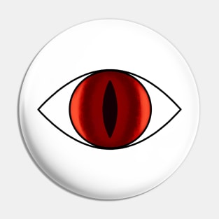 Eyeball Slit Red Pin