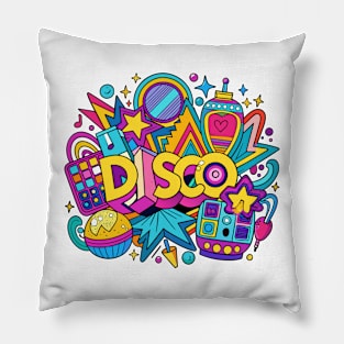 Disco Doodles Pillow