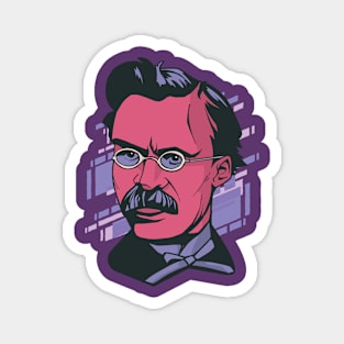 Nietzche portrait Magnet