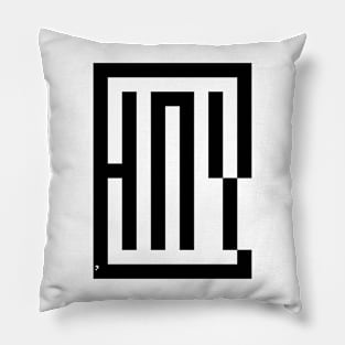 HNY - Happy New Year - Minimal Poster Pillow