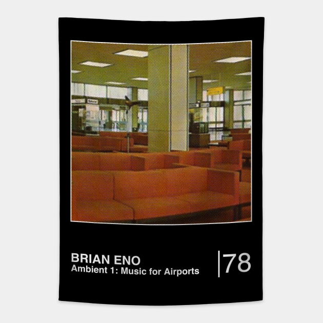 Brian Eno / Minimalist Graphic Artwork Design Tapestry by saudade