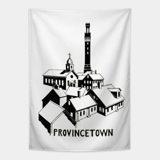 Provincetown Vintage Cape Cod Gay New England LGBT Tapestry