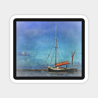 Thames Sailing Barge Heading Home Magnet