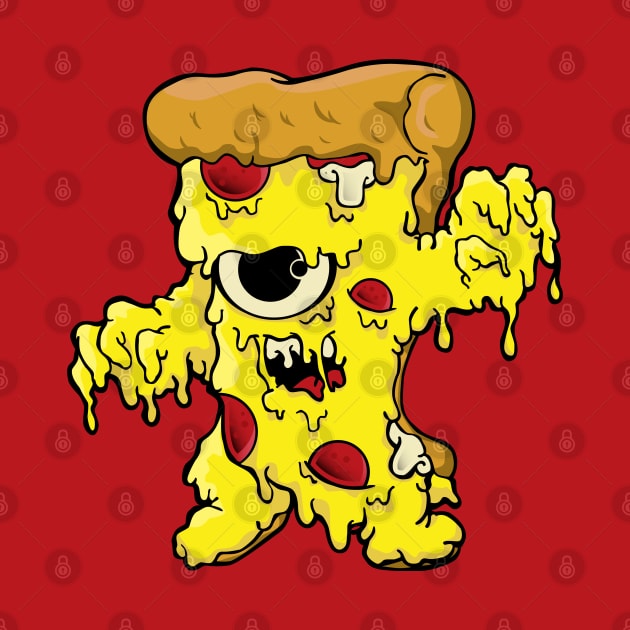 Pizza Monster by PrettyGoodPosters