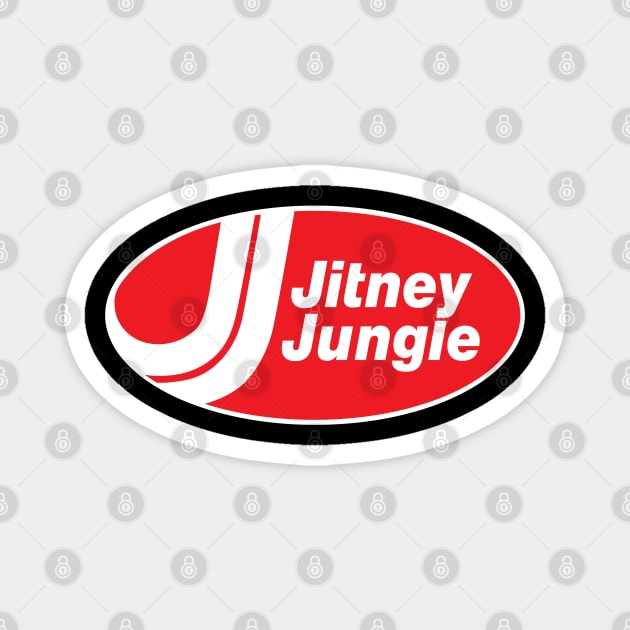 Jitney Jungle Supermarkets Magnet by RetroZest