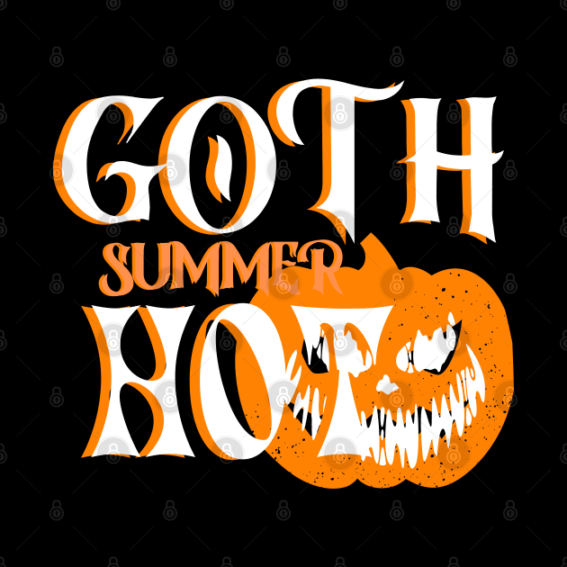 Hot Goth Summer -Horror Smiling Pumpkin by Whisky1111