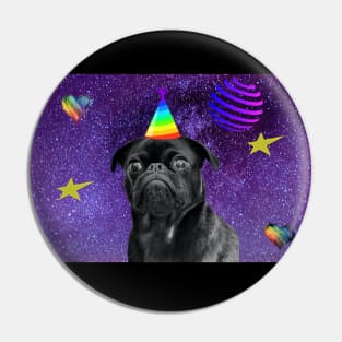 Party Pug Pin