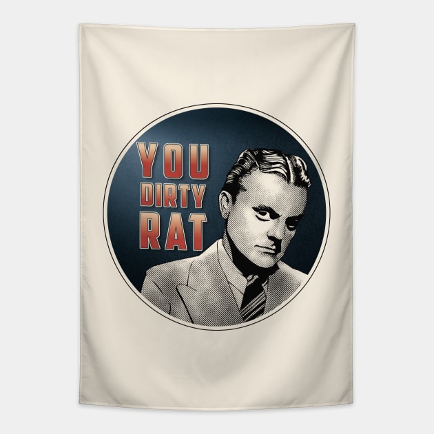 You Dirty Rat! v2 Tapestry by ranxerox79