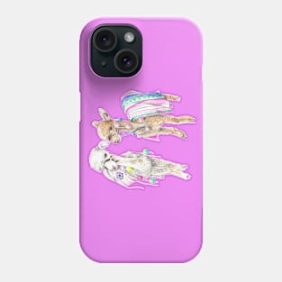 Baby Alpaca Boho Watercolor Phone Case