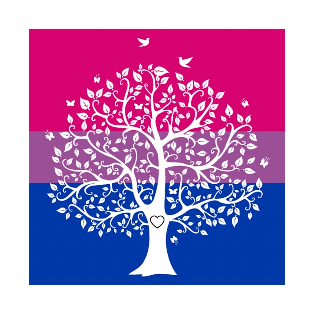 GGA Logo with Bi-Pride Flag by Grace's Grove Audio