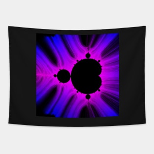 Blue Magenta Kirlian Mandelbrot Tapestry