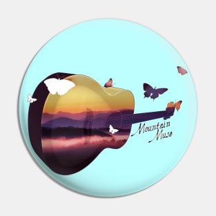 Mountain Muse Smoky Mt Music Pin