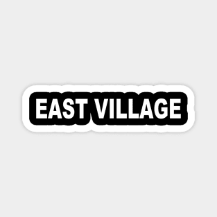 East Village White Magnet