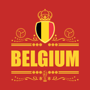 BELGIUM FOOTBALL GIFTS | VIGNETTE LINEART T-Shirt