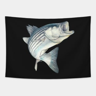 Striped Bass Fishing Tapestry