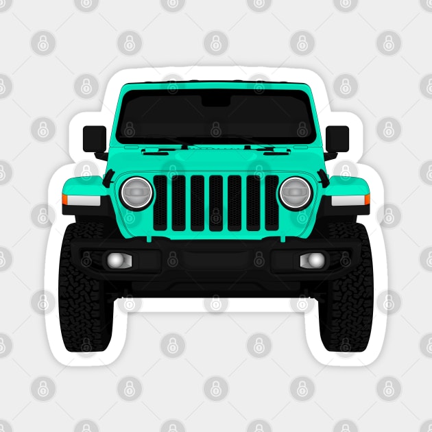 WRANGLER TURQUOISE Magnet by VENZ0LIC