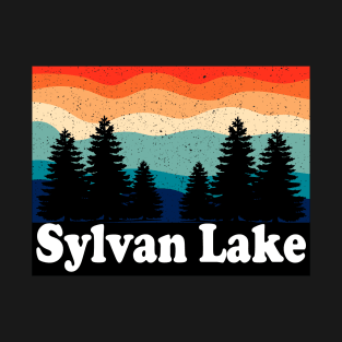 Vintage Sylvan Lake Colorado Forest Camping T-Shirt