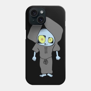 Dope blue skull disciple illustration Phone Case