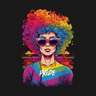 Colourful LGBT design for Pride Month: celebrate diversity and acceptance. T-Shirt