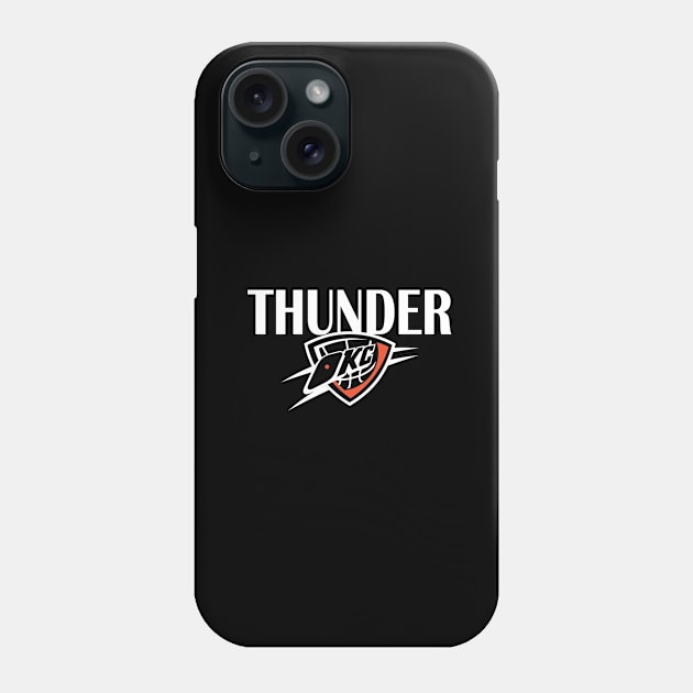 Thunder Okc Phone Case by Jessy Stannie