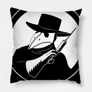 Doctor Plagueous Beak Logo Pillow