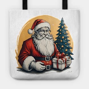 Sketch of Santa Claus Tote