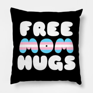 Free Mom Hugs LGBT Straight Ally Transgender Pillow