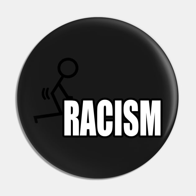 F Racism Pin by  The best hard hat stickers 